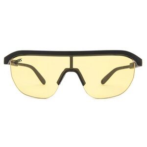 Metalwood Studio x Garrett Leight Black and Yellow Sunglasses